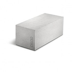 Блок газосиликатный стеновой литьевой D600 | 625x300x250 | B5,0 | CUBIBLOCK